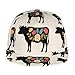 Fashionable Baseball Cap Cows Farm Barn Florals Dad Cap for Women Men Teens, Fitted Quick Dry Golf Cap Headwear