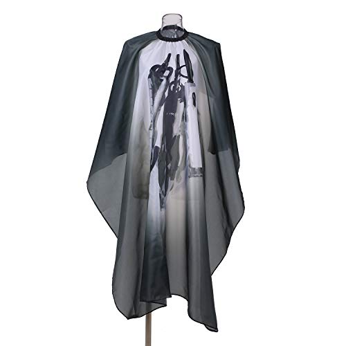 Barber Cape Anself Hair Salon Cape Haircut Nylon Cape Water and Stain Resistant Hairdressing Cape with Adjustable Snap Closure