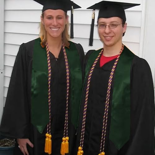 Image of GraduationMall 24 Pieces 72 Inch Plain Graduation Stole Bulk Sublimation Blank Honor Graduation Sash Unisex Adult