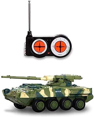Zhangl Die-cast Military Vehicles 4CH 1：72 Mini Remote Controlled Car,11.5 * 5 * 4.5cm RC Tank Car,Simulation Model of Tracked Off-road Armored Vehicle Gift