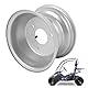aqxreight 7 Zoll ATV Rad Rand Aluminiumlegierung Design 3 Bolzenlöcher 16x8.00-7 Rad Rand Erhöhte Grip Fit für ATV GO Kart Quad Dirt Bike Silber