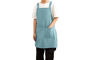 Adorable Aprons for Young Gardeners: Kids Cotton Cross Back Aprons