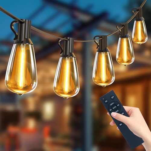 Luci Festoni Da Esterno ULIGHTOWN 17m (55,77 Ft) – 20 Luci Collegabili, Plastica, Per Feste