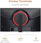 Amazon Basics 27 Inch Gaming Monitor, FHD 1080P, 165Hz, VESA Compatible, Adaptive sync, 1ms Response