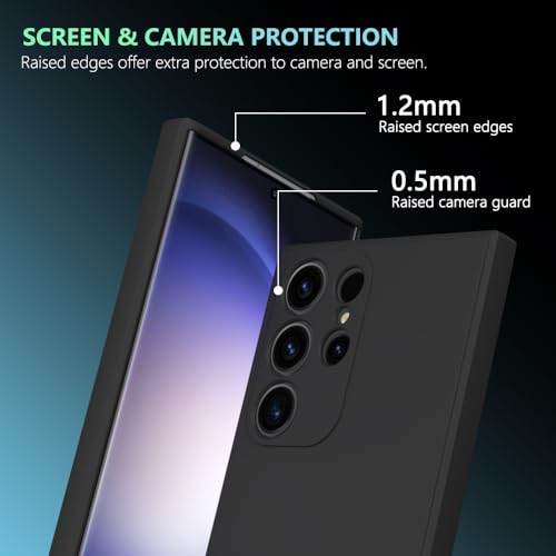 Image of for Samsung Galaxy S24 Ultra Case Black, Scratch Resistant with Soft Touch, Slim Thin Phone Cover for Samsung Galaxy S24 Ultra