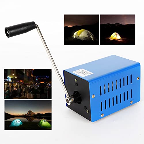 20W Hand Cranked Generator Multifunction Portable Usb Charging Emergency Dynamotor Manual Hand Crank Generator For Outdoor Camping Survival Activities Phone Charger #TOP2