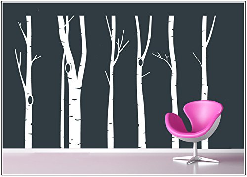 Deco-idea Tatuaż ścienny naklejka ścienna salon drzewo wbm41 (064 żółto-zielona, zestaw 1: drzewo 30 cm (wysokość))