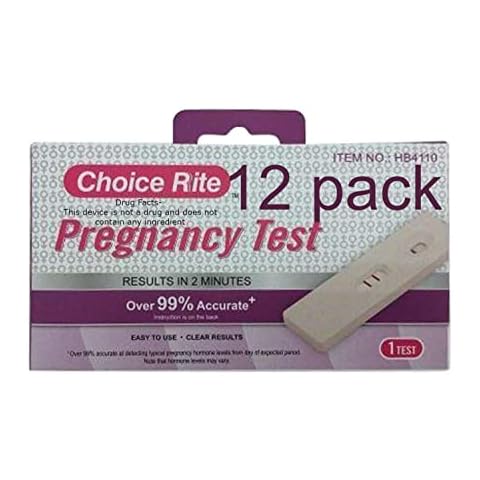 B.N.D TOP Early Pregnancy Test 12 strips Count Clear and Accurate Results Over 99% Accurate HCG Early Detection of pregnant Individually Sealed Cover