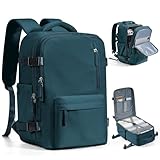 BJLFS Mochila Viaije Cabina Avion 40×20×25 para Ryanair Equipaje de Mano 40x20x25 Ryanair Maletas De Viaje Cabina 20L Bolsa de Viaje Mujer para Cabina avion Mochila Portatil 14 Pulgadas,Café de arroz