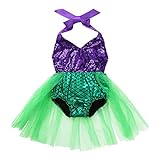 1 malla de capa con brillos se adjunta alrededor de la cintura trasera. Tejido cómodo y transpirable, de secado rápido. Bañadores elegantes para tu chica