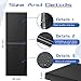 Liliful 1 Pcs Gym Wall Padding Protection Wall Pad Durable Waterproof Gym Basketball Court Protectors with Double Sided Tape for Garage Basement Taekwondo Safety (60 x 20 x 2,Black)
