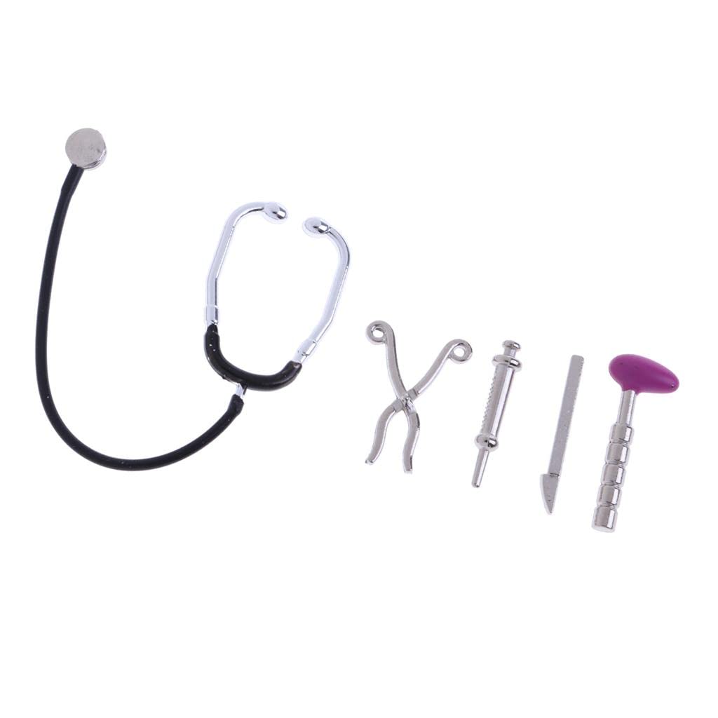 Amazon | sharprepublic ミニチュア 聴診器セット 1/12人形 家具