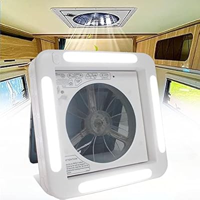 TXGJWRA Rv Air Conditionercaravan Roof Vent Fan, Rv Air Vent Ventilation,Reversible Fan 12V for Rv Motorhome,11" Electric Remote Control,A,