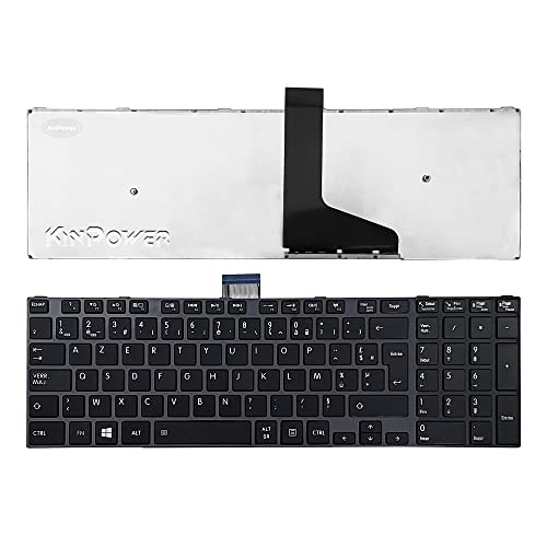 Clavier Azerty Français Toshiba Satellite C50-A C50D-A C50T-A Touches PC Noir