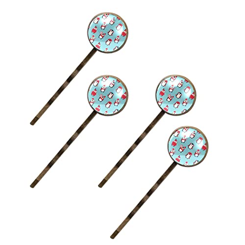 Épingles à cheveux pingouin d'hiver à offrir en cadeau mignon pour fille et femme