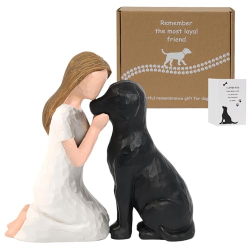 SUTIMAS Black Dog Memorial Figurine
