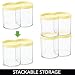 mDesign caja organizadora de plástico – Caja de almacenaje, ideal como dispensador...