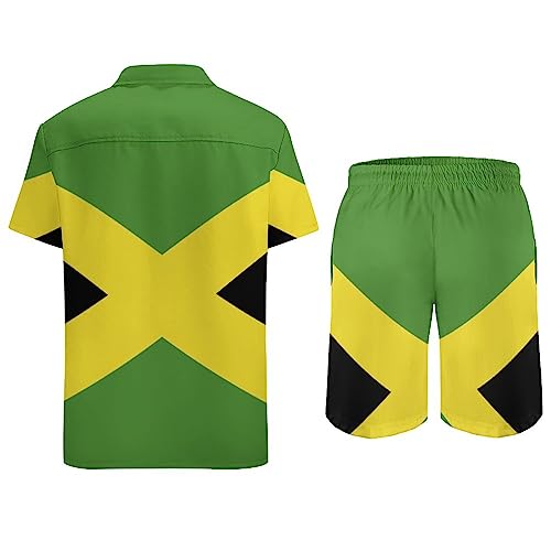 Ensemble chemise Barbade homme et short short d'été décontracté