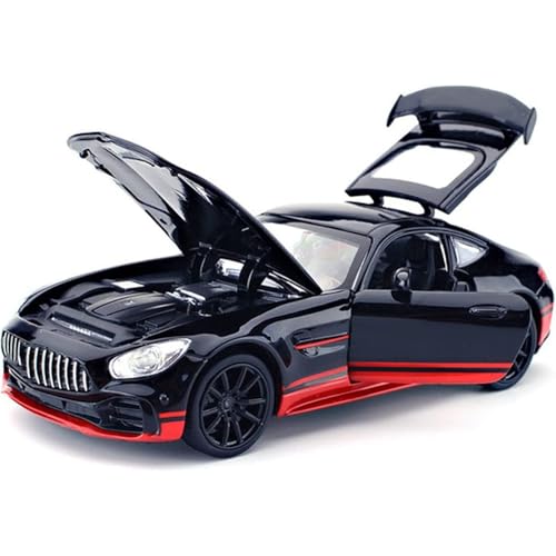 Image of Diecast Metal AMG GTR 1:32 Model Car Exclusive Alloy Metal Pull Back Die-cast Car Pullback Toy car with Openable Doors & Light Music Best Gifts Toys Kids