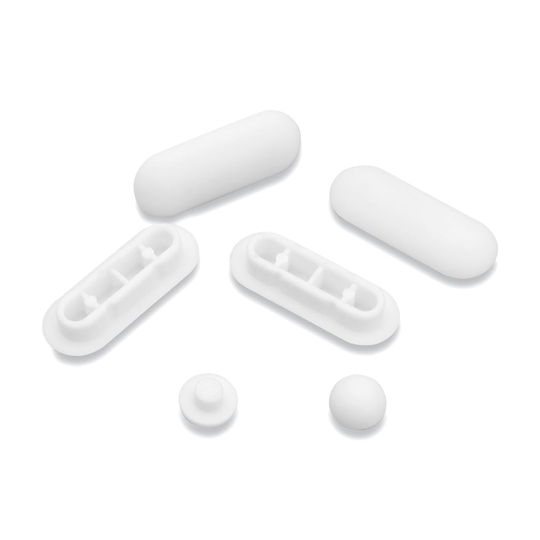 6 Paracolpi Per Water - Gommini Ammortizzanti Per Copriwater, Bianchi - Foto 2