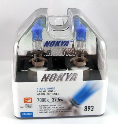 Nokya 893 Arctic White Stage 1 7000K Halogen Headlight / Fog Light Car Light Bulb Replacement