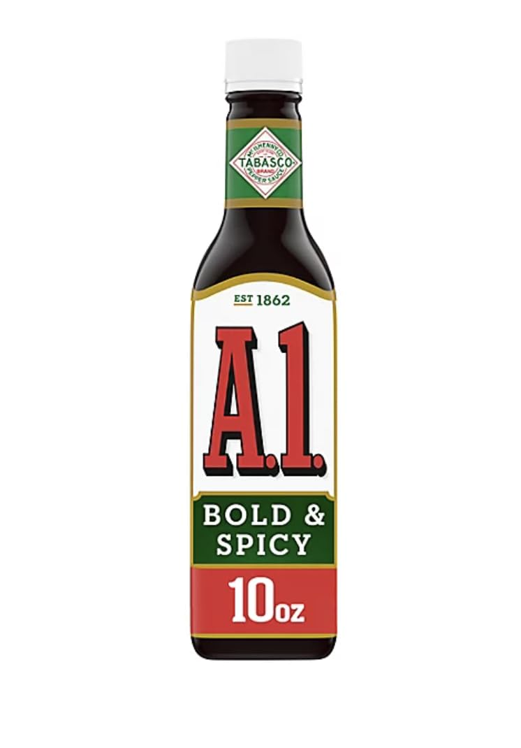 A.1. Bold & Spicy Sauce with Tabasco 10 oz Bottles (2 Pack), by Litezout