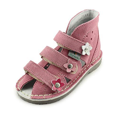 Danielki Baby Girls/Girls High Orthopedic Shoes (S124) EU 18/US 2.5-3.5 Pink
