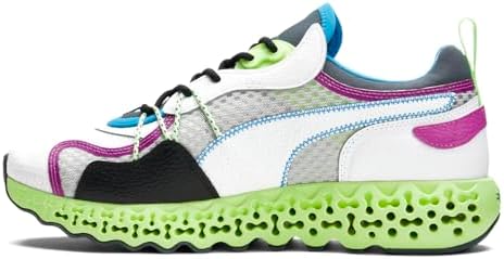 Puma - Mens Calibrate Restored Spring Shoes, Size: 10.5 M US, Color: Puma White/Puma White/Ocean Dive | Image 2