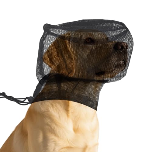 Foxtail Mask for Dog, Dog Foxtail Mask, Foxtails Protection for Dogs Adjustable Elastic to Fit All Types of Dogs for Walking Outside(1 PCS)