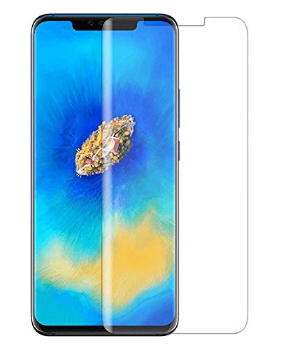 XMTN Huawei Mate 20 Pro 6.39" Protector de Pantalla,Curvado 3D 0.3mm Dureza de Grado 9H Protector de Pantalla de Vidrio Templado Protector para Huawei Mate 20 Pro Smartphone (Trans.)