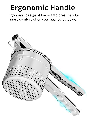 GloTika-Large-15oz-Potato-Ricer-Masher-Heavy-Duty-Stainless-Steel-Potato-Masher-with-Ergonomic-Handle-Essential-Kitchen-Tool-for-Mashed-Potatoes-and-Noodles