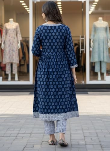 Image of SHIENZY Cotton Blend Kurta Set for Women