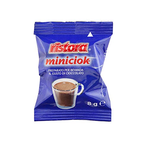Ristora Miniciok 25 Capsule Espresso Point Cioccolato Bevanda Al Gusto Di Cioccolata