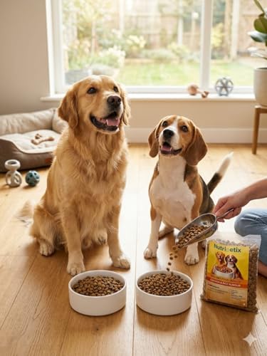 Image of Premium Dry Dog Food for Adult Dogs - Chicken & Rice Recipe (1kg)