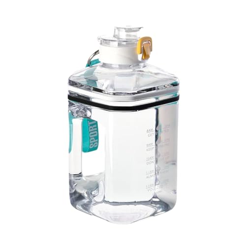 Botella De Agua Deportiva – Jarra De Hidratación Grande | Botella Deportiva Motivacional 2.2L Libre De BPA Con Tapa Para Beber Diario En Gimnasio Hogar Oficina