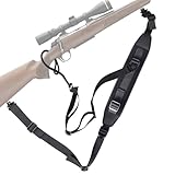 Hamibus Adjustable Hands-Free Rifle Sling with Quick Release – Durable High-Density Nylon, Comfortable Shoulder Pad, Multiple Mounting Options, Ideal for Outdoors