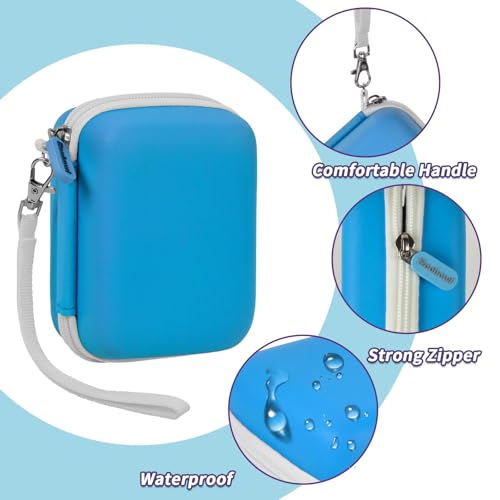 Funda para cámara digital con protección antivibraciones azul miniatura 4