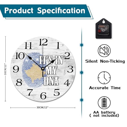 Horloge murale Kosovo silencieuse pour personnaliser la décoration de votre cuisine