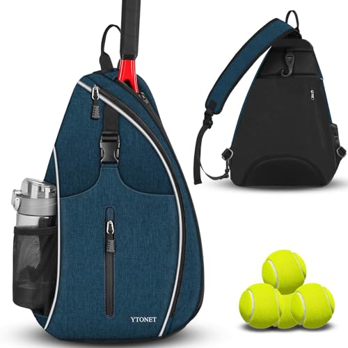 Image of Ytonet Tennis Bag, Tennis Sling Backpack Crossbody for Men Women