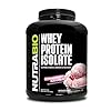 NutraBio Whey Protein Powder Isolate Supplement – 25g of Protein Per Scoop with Complete Amino Acid Profile – Soy and Gluten Free – Zero Fillers and Non-GMO – Strawberry Ice Cream – 5 Lbs.