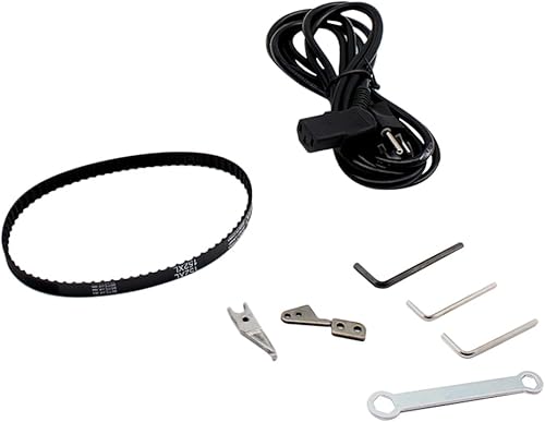 Miniatura 6 de Máquina de cierre de bolsa 110V eléctrica GK9-890, rojo, aleación de aluminio de 9.84* 9.84* 3.14 pulgadas, máquina de coser de sellado más cercano