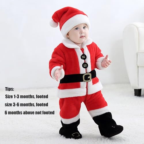 Disfraz completo de bebé tipo Santa Romper 3-4T miniatura 2