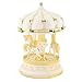 Mxtech Carillon da Sogno, Regalo, 4.7x4.7x7.3 in Carillon Classico per giostra, Romantico Leggero per Ragazza per Donna Regalo di Compleanno Regalo di Anniversario(Golden)