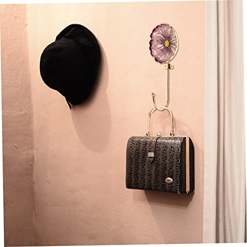 Crochet style antique décoratif forme fleur en alliage résistant