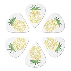 ASDTEHCY Lot de 6 médiators en celluloïd pour guitare électrique, basse ou ukulélé - Les Beatles, Paul McCartney, John Lennon, RIngo Starr, George Harrison ASDTEHCY Lot de 6 médiators en celluloïd pour guitare électrique, basse ou ukulélé – Image 2