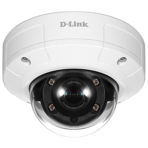 Bild zu D-Link DCS-4605EV 5-Megapixel Vandal-Proof Outdoor Dome Camera (Tag & Nacht, Aufzeichnungen in 5 Megapixel Qualität, H.265, integrierte LED-Beleuchtung, PoE) weiß