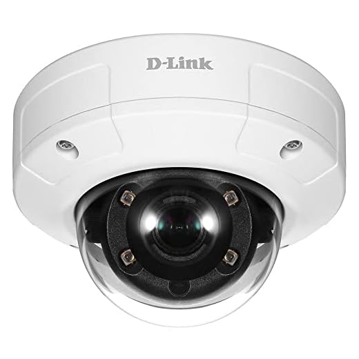 D-Link DCS-4605EV 5-megapixel Vandalsäker Utomhus Kupol Kamera (dag och natt, inspelningar i 5 megapixelkvalitet, H.265, integrerad LED-belysning, PoE) vit