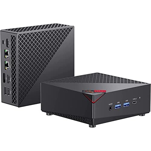 ACEMAGICIAN AM06PRO Mini PC, AMD Ryzen 5 7430U (6C/12T, hasta 4,3 GHz), Mini Ordenadores de sobremesa 16GB RAM DDR4 512GB M.2 2280 SSD, Doble Ethernet/WiFi 6/para Oficina, Ordenador Pequeño