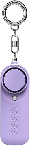 Miniatura 12 de Alarma de defensa de persona con luz LED intermitente de 130 dB con luz intermitente ABS, dispositivo de alerta seguro, pequeño para todas las