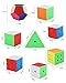 STEAM Life Speed Cube Set 8 Pack Magic Cube | Includes 3x3, 2x2, 4x4 Speed Cube, Pyramid Cube, Megaminx Cube Bundle Collection Cube Toys for Kids & Adults